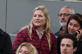 Celebrities In Stands During The 2024 French Open - Village Day Seven NB