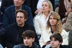 Celebrities In Stands During The 2024 French Open - Village Day Seven NB