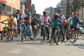 ZIMBABWE-HARARE-WORLD BICYCLE DAY-EVENT