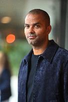 French Open - Tony Parker And Agathe Teyssier At The Village