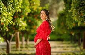 Pregnant Princess Rajwa al Hussein One Year After Wedding - Amman