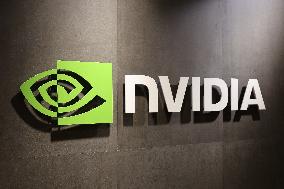 NVIDIA sign, logo