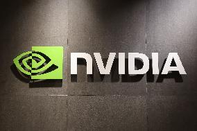 NVIDIA sign, logo