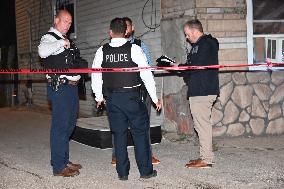 Male Victim Dies In Double Shooting After Being Shot Twenty FIve Times In Chicago Illinois