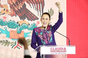 (PhotoFlash) MEXICO-MEXICO CITY-GENERAL ELECTIONS-CLAUDIA SHEINBAUM-ELECTED