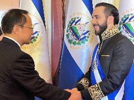 EL SALVADOR-SAN SALVADOR-PRESIDENT-INAUGURATION-CHINA-SPECIAL ENVOY