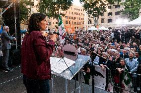 Democratic Party Rally In Rome, Italy