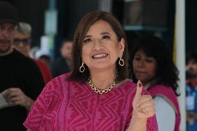 Xochitl Galvez Cast Vote - General Election