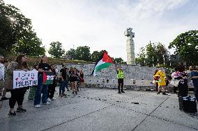 Demonstration in support of Palestinian children