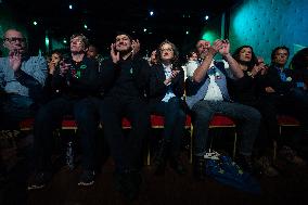 Europe-Ecologie-Les Verts Campaign Meeting - Aubervilliers