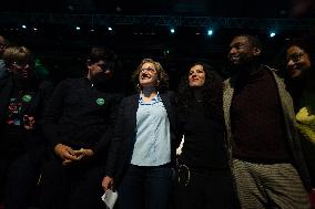 Europe-Ecologie-Les Verts Campaign Meeting - Aubervilliers