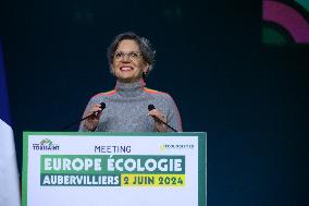 Europe-Ecologie-Les Verts Campaign Meeting - Aubervilliers