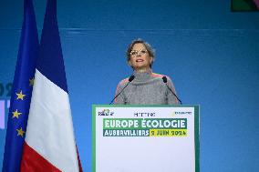 Europe-Ecologie-Les Verts Campaign Meeting - Aubervilliers