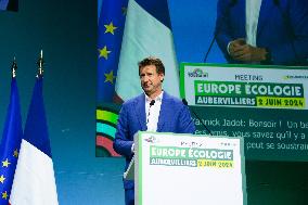 Europe-Ecologie-Les Verts Campaign Meeting - Aubervilliers