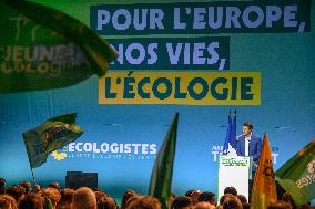 Europe-Ecologie-Les Verts Campaign Meeting - Aubervilliers