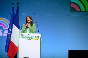 Europe-Ecologie-Les Verts Campaign Meeting - Aubervilliers