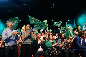 Europe-Ecologie-Les Verts Campaign Meeting - Aubervilliers