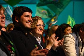 Europe-Ecologie-Les Verts Campaign Meeting - Aubervilliers