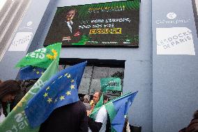 Europe-Ecologie-Les Verts Campaign Meeting - Aubervilliers