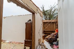 Tornado Damage In Claremore, Oklahoma