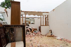 Tornado Damage In Claremore, Oklahoma