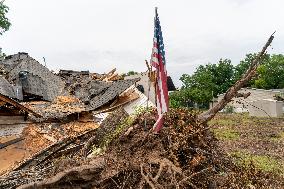 Tornado Damage In Claremore, Oklahoma