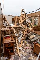 Tornado Damage In Claremore, Oklahoma