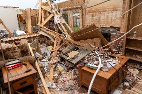 Tornado Damage In Claremore, Oklahoma