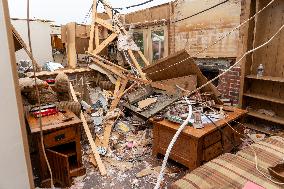 Tornado Damage In Claremore, Oklahoma