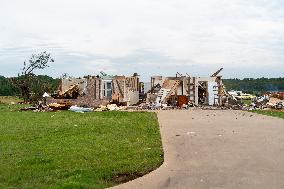 Tornado Damage In Claremore, Oklahoma