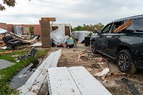 Tornado Damage In Claremore, Oklahoma