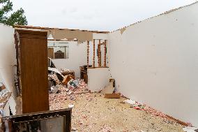 Tornado Damage In Claremore, Oklahoma