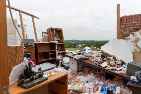 Tornado Damage In Claremore, Oklahoma