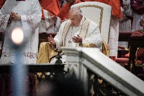 Pope Francis Celebrates Holy Mass for Corpus Christi