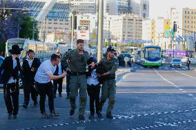 Ultra-Orthodox Jews Protest Against Army Recruitment - Jerusalem