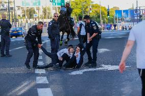 Ultra-Orthodox Jews Protest Against Army Recruitment - Jerusalem