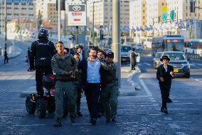 Ultra-Orthodox Jews Protest Against Army Recruitment - Jerusalem