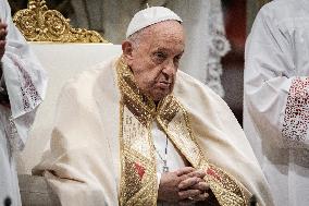 Pope Francis Celebrates Holy Mass for Corpus Christi