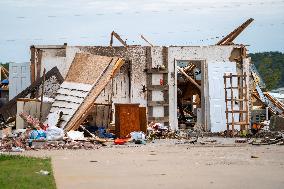 Tornado Damage In Claremore, Oklahoma
