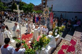 Corpus Christi Procession In Spain.