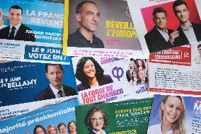 French Flyers For The European Election Campaign - Paris