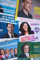 French Flyers For The European Election Campaign - Paris