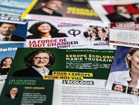 French Flyers For The European Election Campaign - Paris