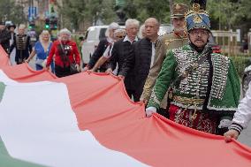 HUNGARY-BUDAPEST-DAY OF NATIONAL UNITY-CELEBRATION