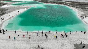 Dachaidan Jade Lake in Haixi