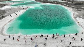 Dachaidan Jade Lake in Haixi