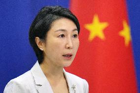 Chinese Foreign Ministry spokeswoman