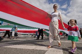 HUNGARY-BUDAPEST-DAY OF NATIONAL UNITY-CELEBRATION