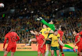 (SP)AUSTRALIA-SYDNEY-FOOTBALL-FRIENDLY MATCH-AUS VS CHN