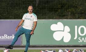 The Portugal AA football team's training session in preparation for EURO 2024